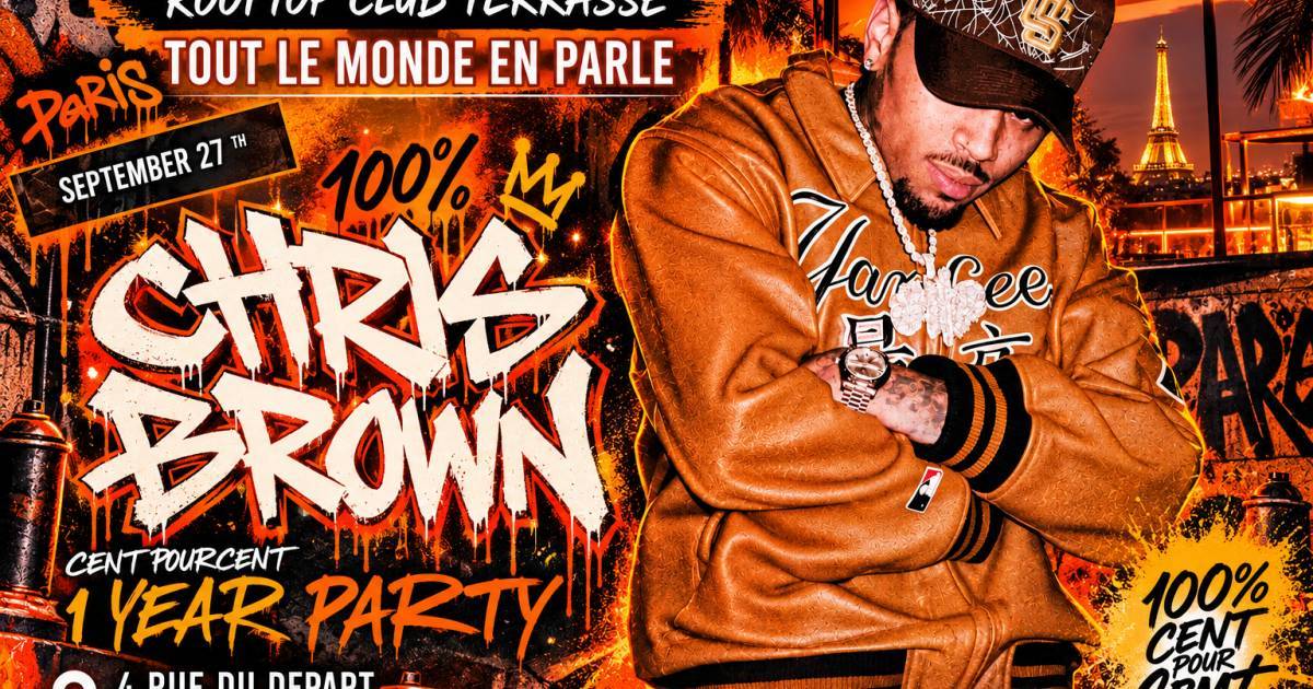 Soirée spéciale Chris Brown au Rooftop Club