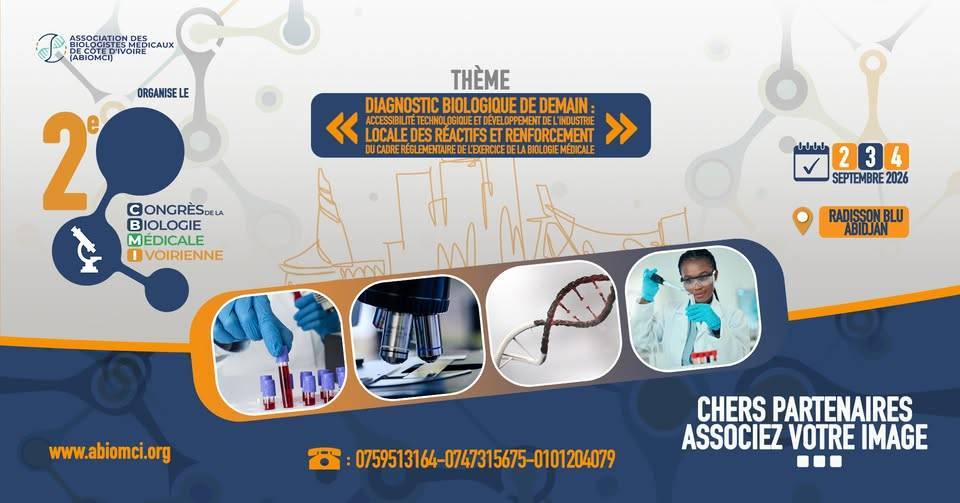 2e CONGRÈS DE LA BIOLOGIE MÉDICALE IVOIRIENNE - CBMI 2