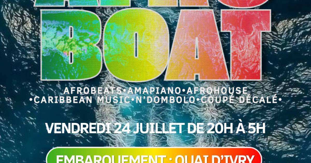 Croisière Afro Boat sur la Seine