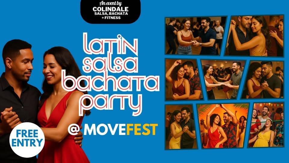 Afternoon Salsa, Bachata &amp; Latin Party @ MoveFest London - Get your FREE ticket today