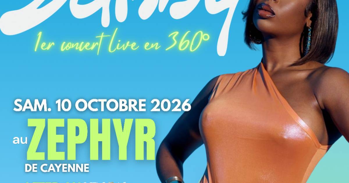 Bamby en concert live à Cayenne