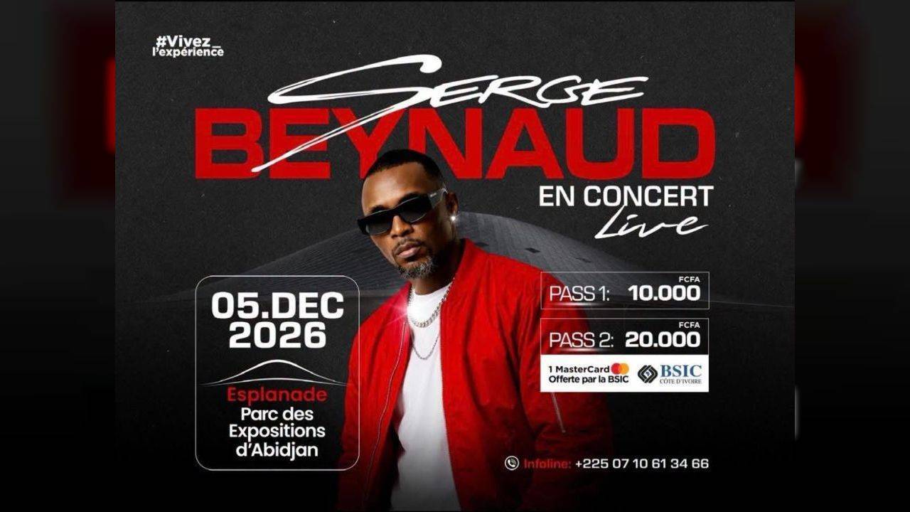 Beynaud en concert à l'esplanade du parc des expos