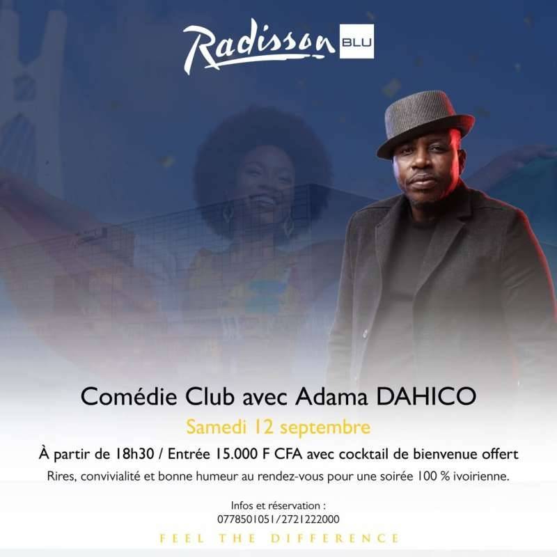 Soirée d'humour ivoirien au Radisson Blu