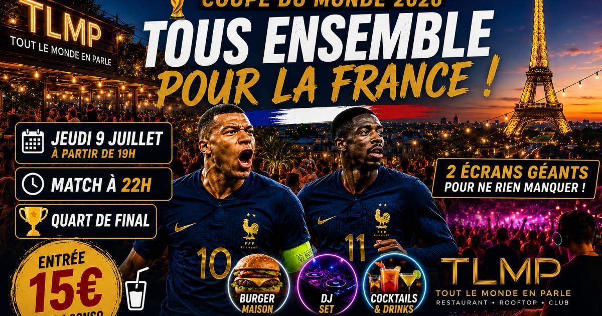 Coupe Du Monde France Quart De Final (écran Géant ) Open Air & Club