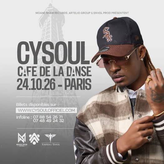 Cysoul en concert au Café de la danse