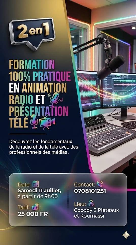 Devenez Animateur Radio / Télé