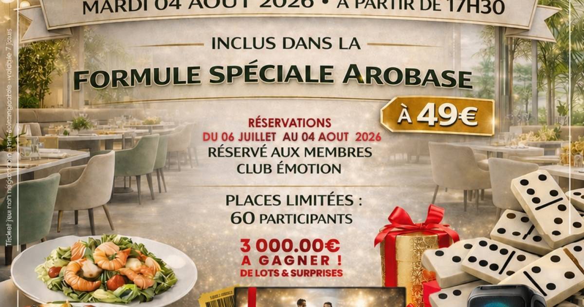 Formule Spéciale Dominos au restaurant Arobase