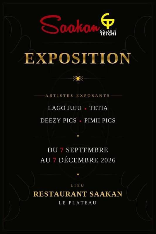 Exposition gastronomie et art au Saakan