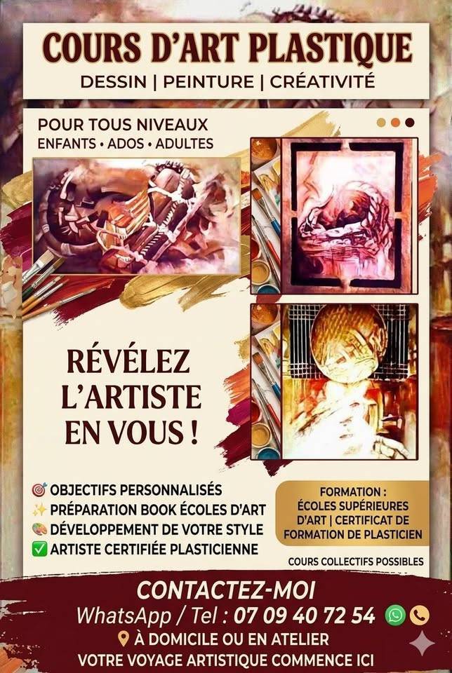 Formation en dessin et peinture Spécial Vacances
