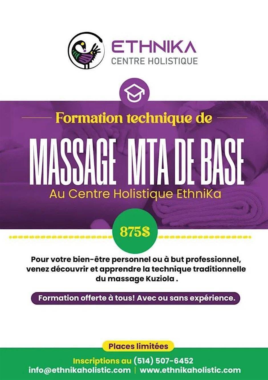 Formation massage africain traditionnel
