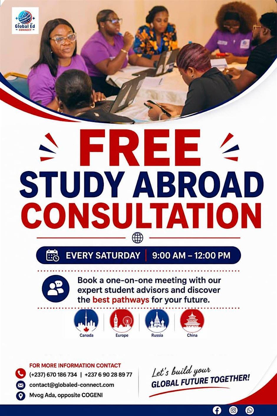 Consultation Gratuite : Étudier à l'Étranger