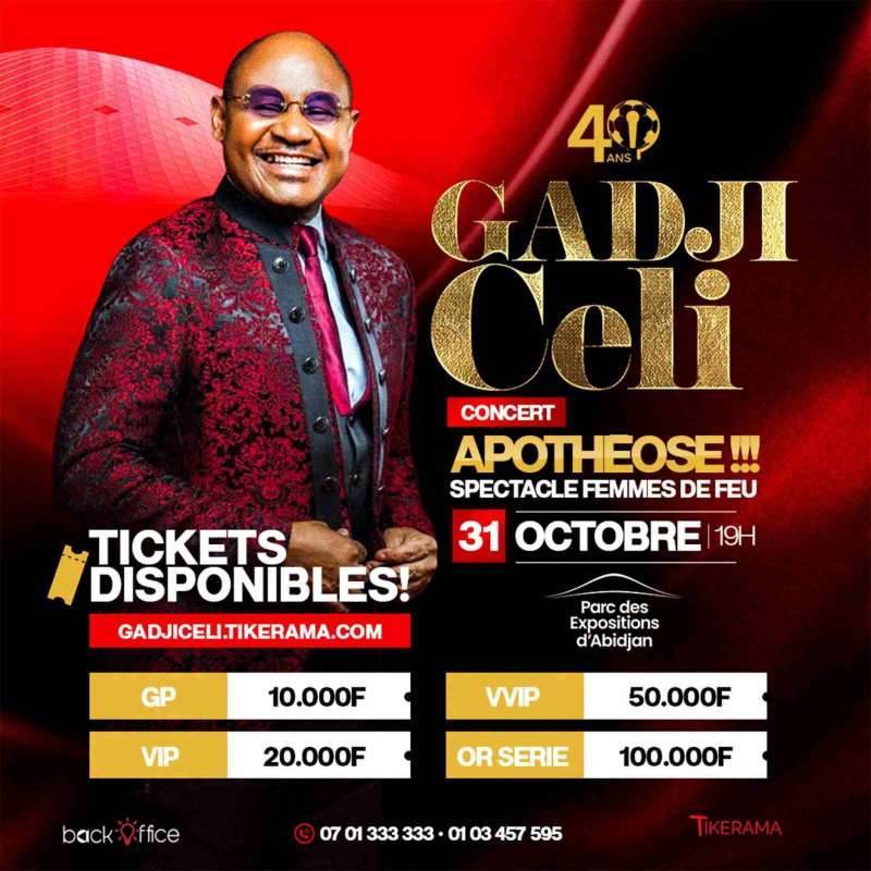 Gadji Céli en concert apothéose