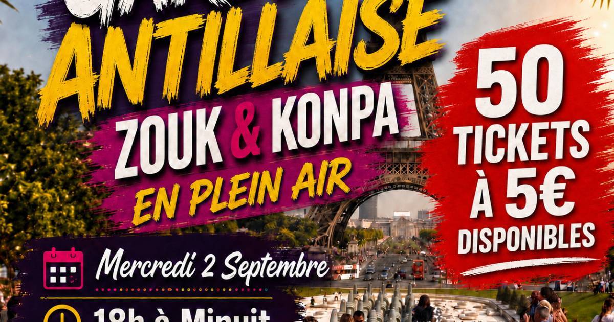 Zouk et konpa en plein air au Auber Garden