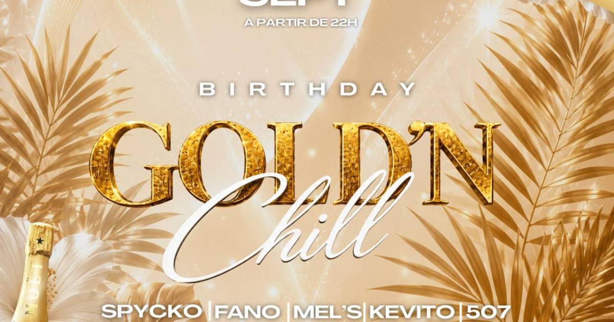 Gold'N Chill Birthday Edition Moet Light Up