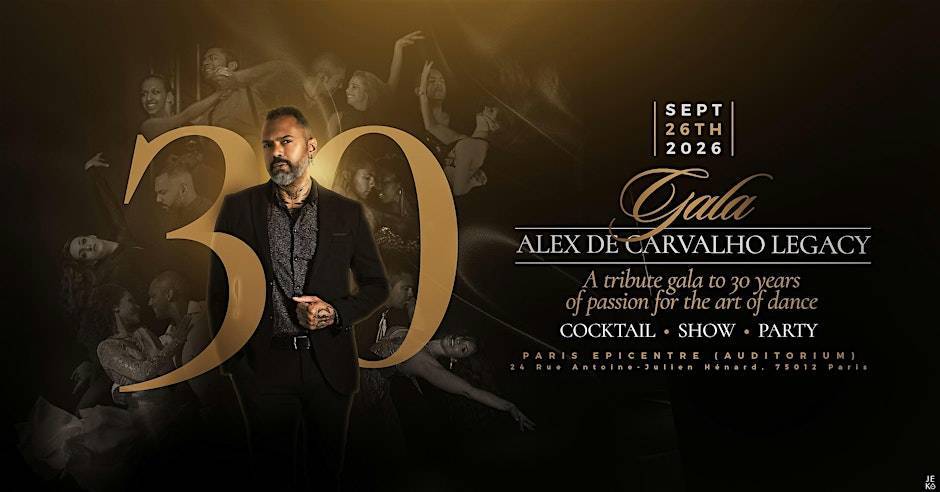 Honoring 30 years of dance career - Alex de Carvalho