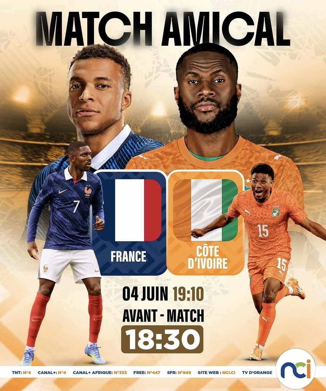 Match Amical France vs Côte D’ivoire