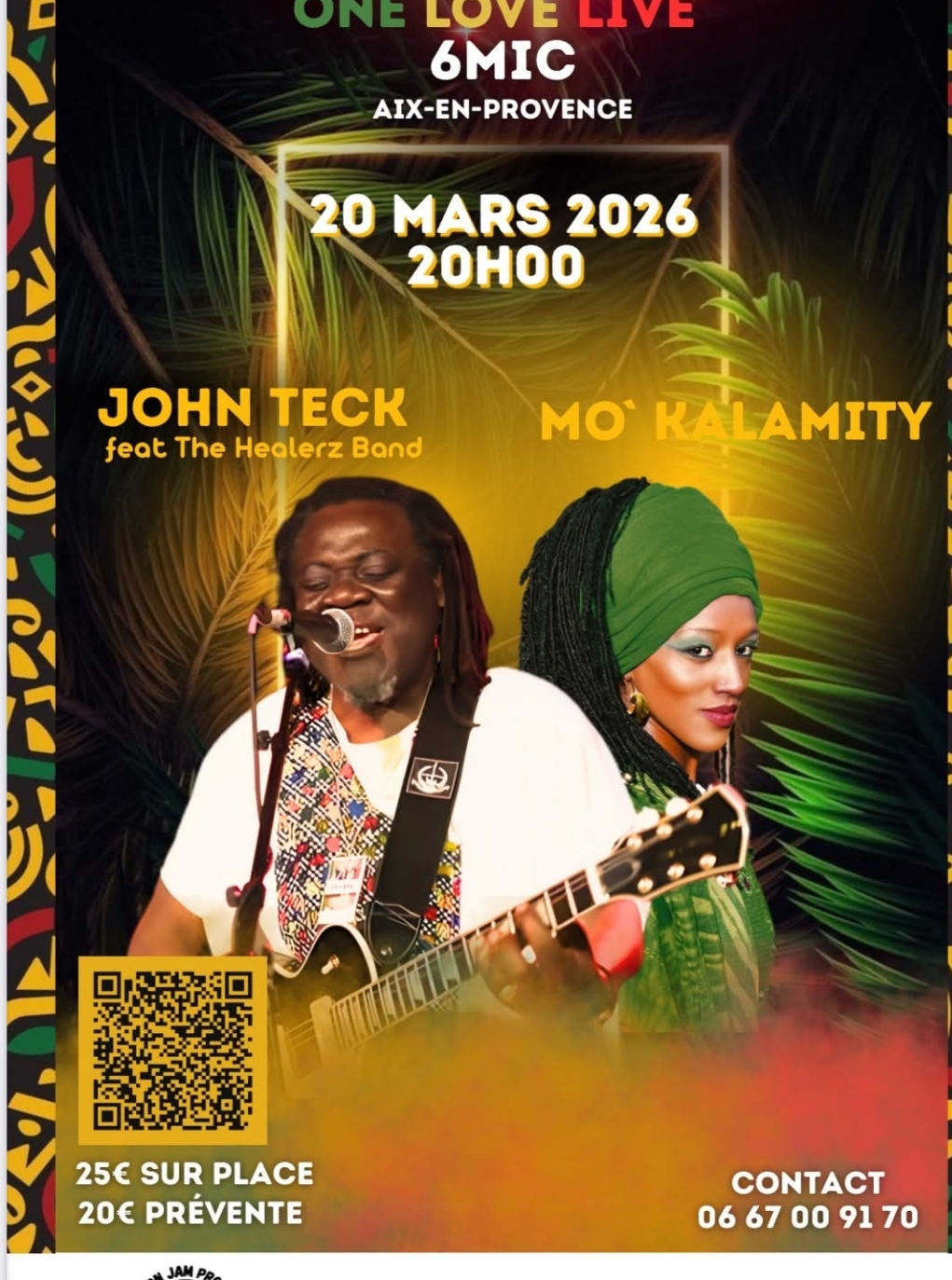 One Love Live Concert & John Teck, Mo Kalamity