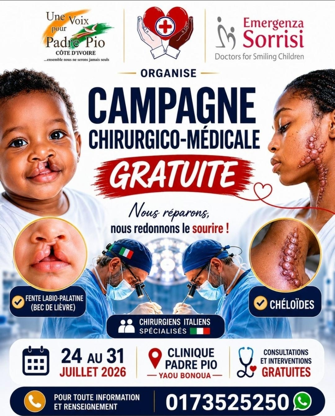 Campagne Chirurgico-Médicale Gratuite