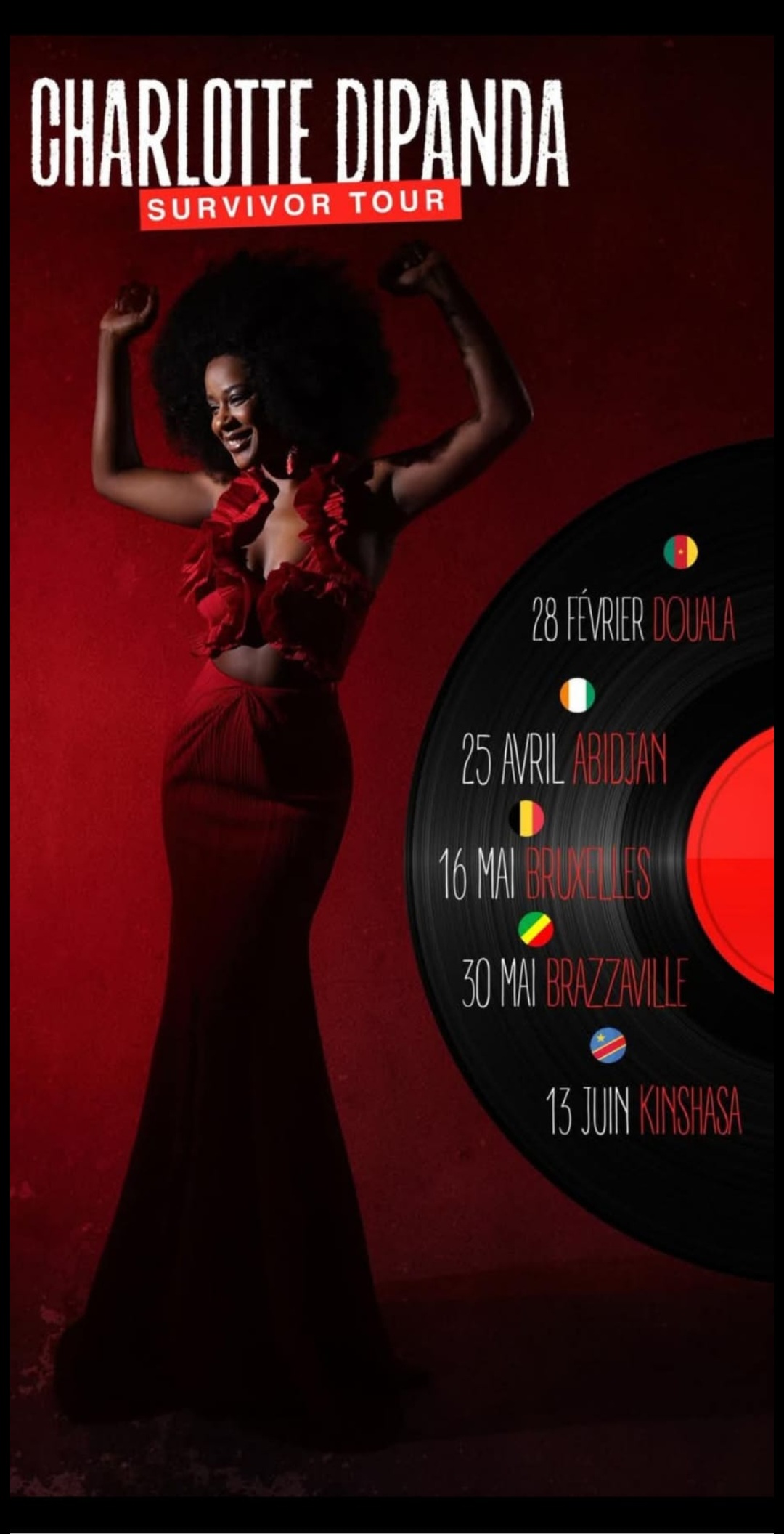 Charlotte Dipanda Survivor Tour