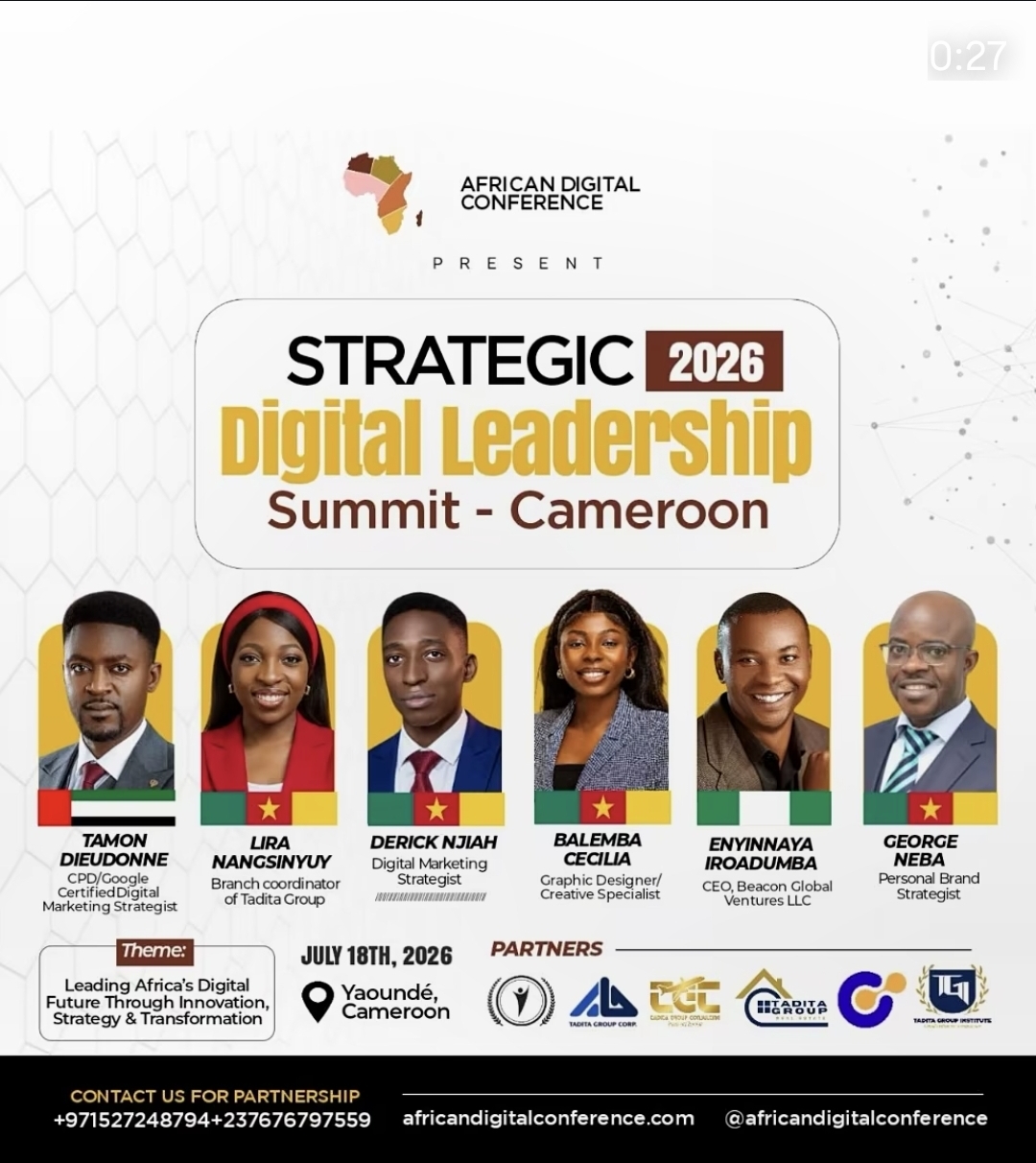 Strategic Digital Leadership Summit - Cameroon 2026