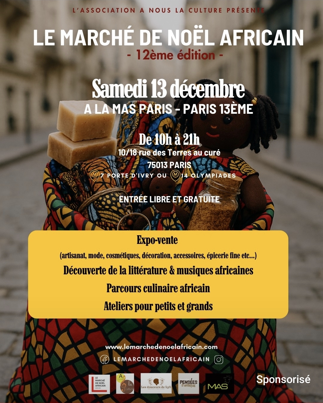 Marché de Noël Africain - 12e Edition