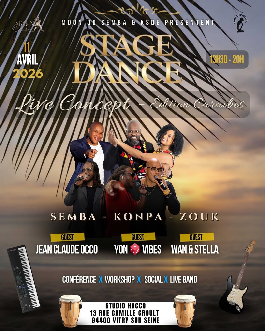 Stage de Danse – Live Concept Semba Konpa IV
