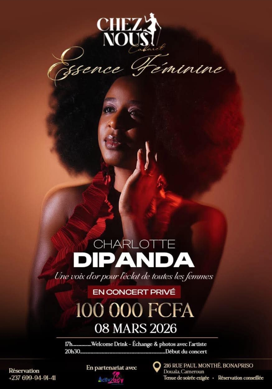 Essence Feminine - Charlotte Dipanda en Concert Privé