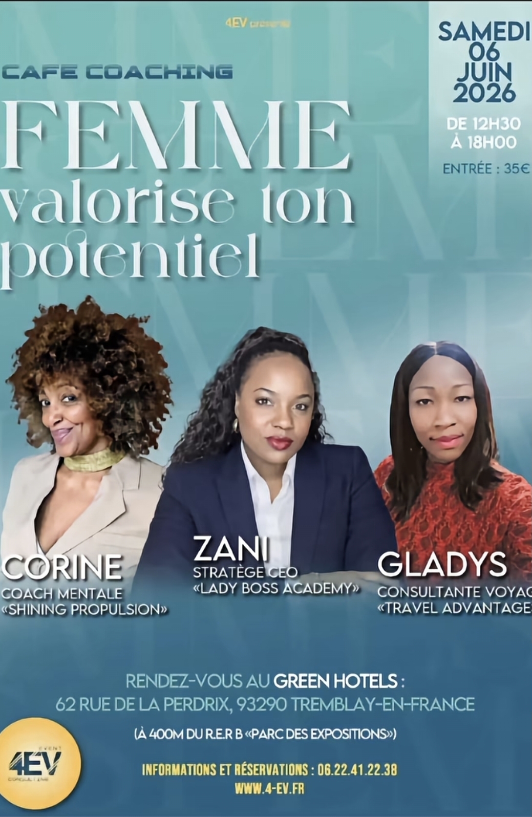 Café Coaching — Femme, Valorise Ton Potentiel