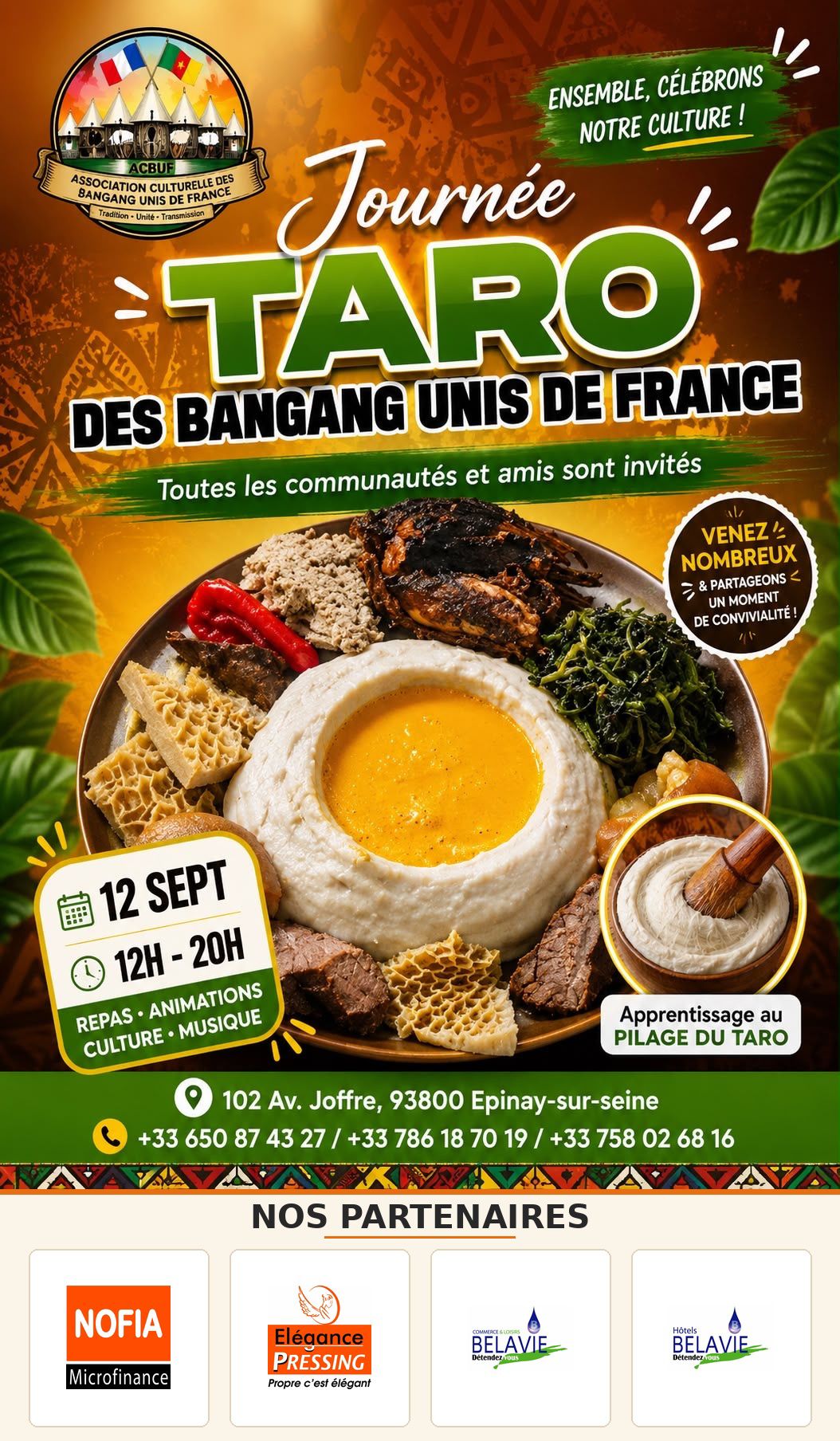 Journée Taro des Bangang Unis de France