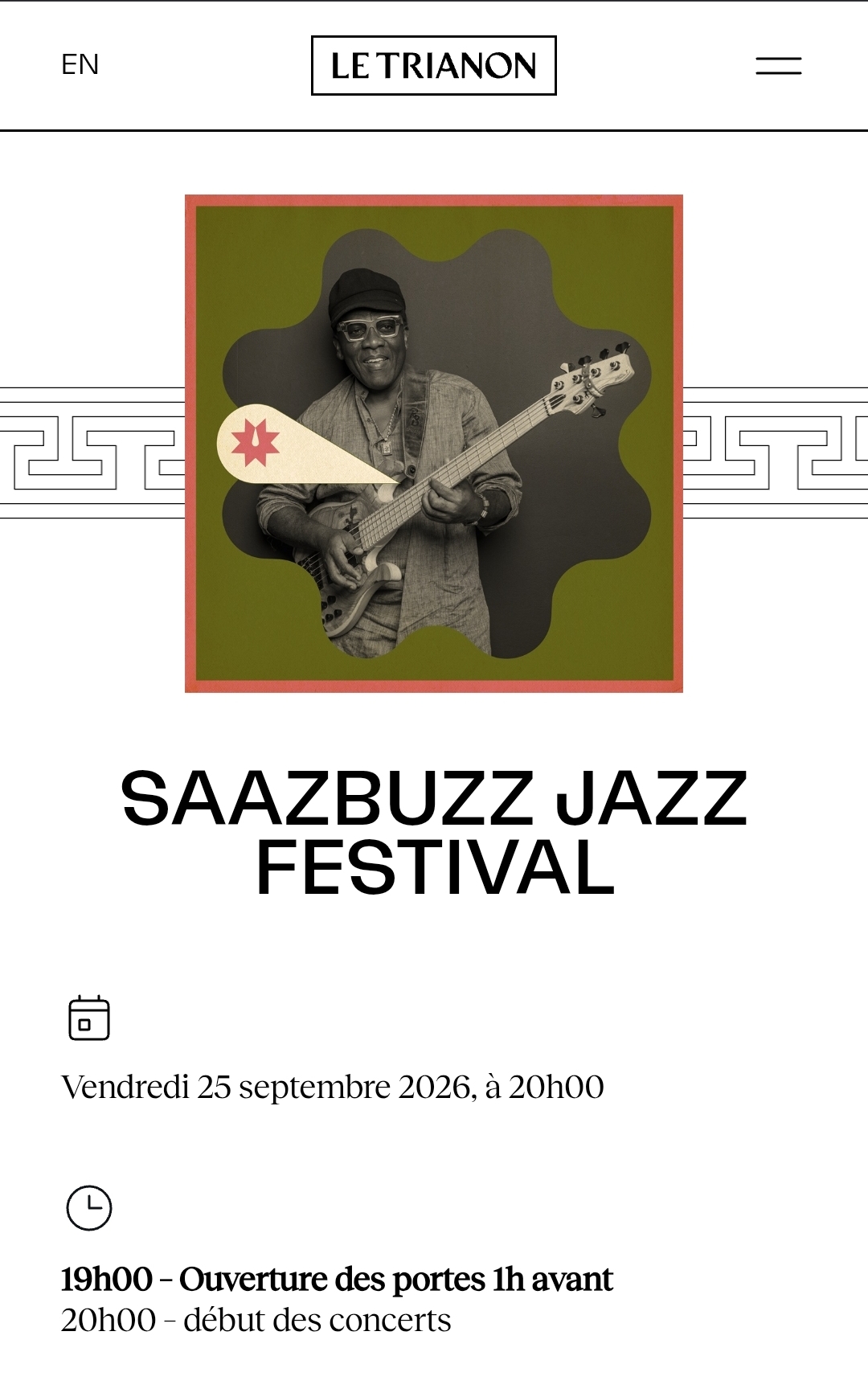 Saazbuzz Jazz Festival & Richard Bona