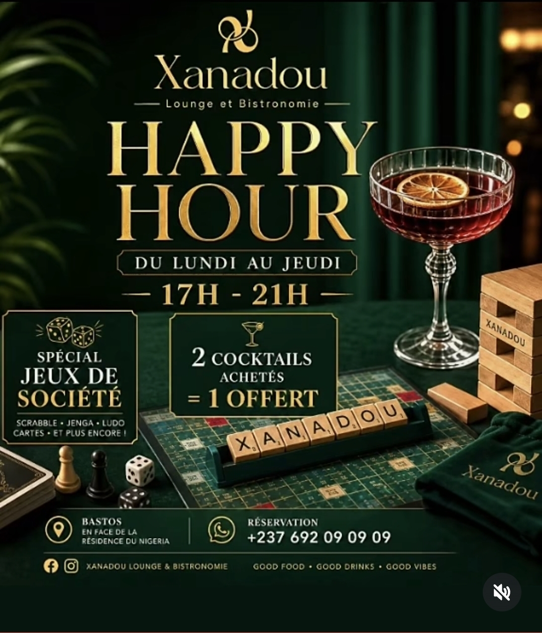 Xanadou Happy Hour