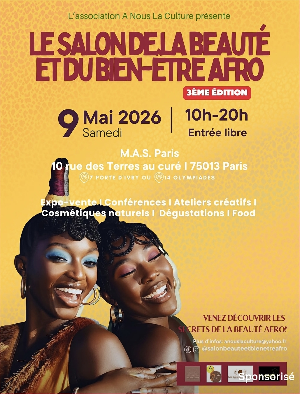 Le Salon de la Beauté et du Bien-Être Afro — 3ème Édition