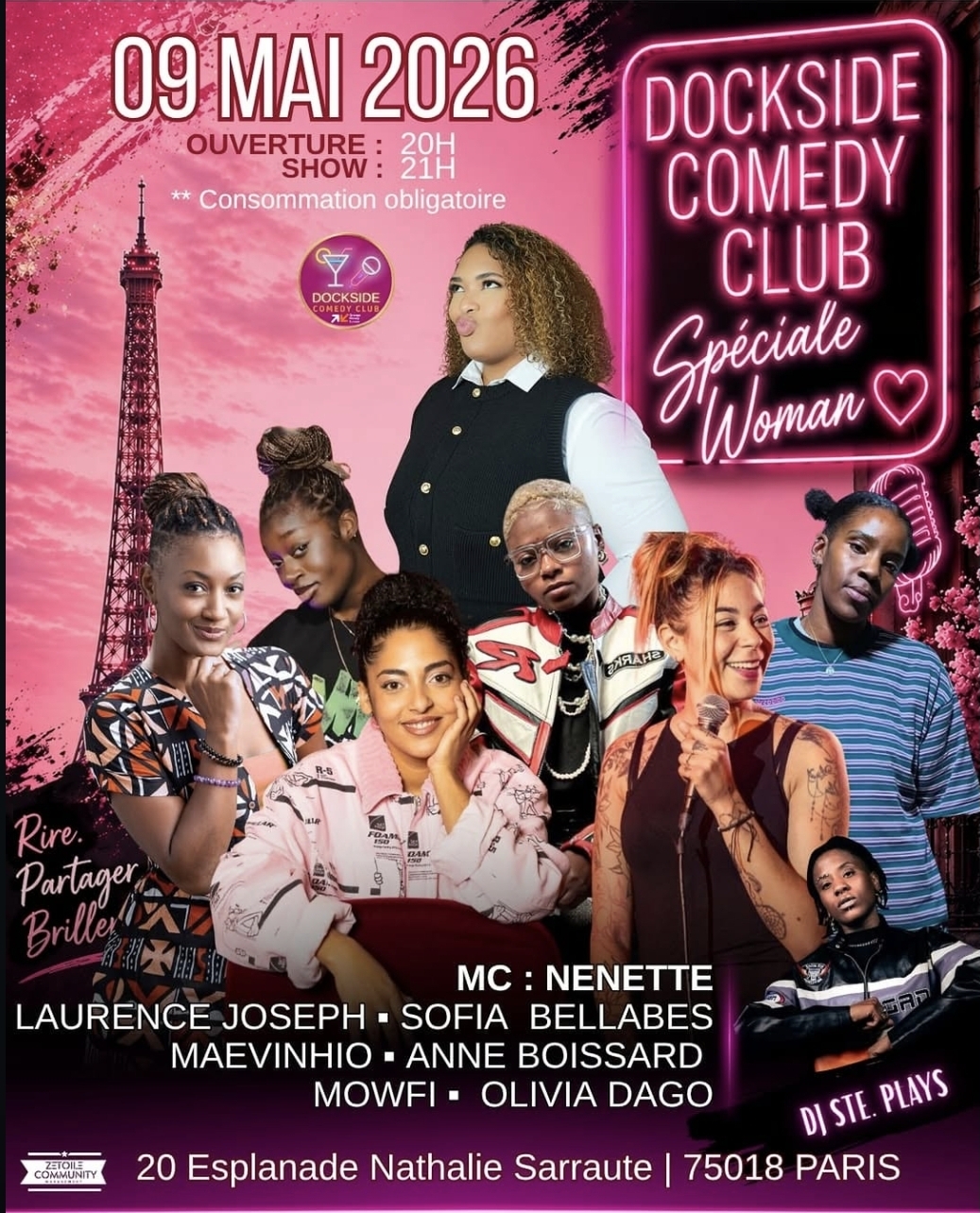 Dockside Comedy Club — Spéciale Woman