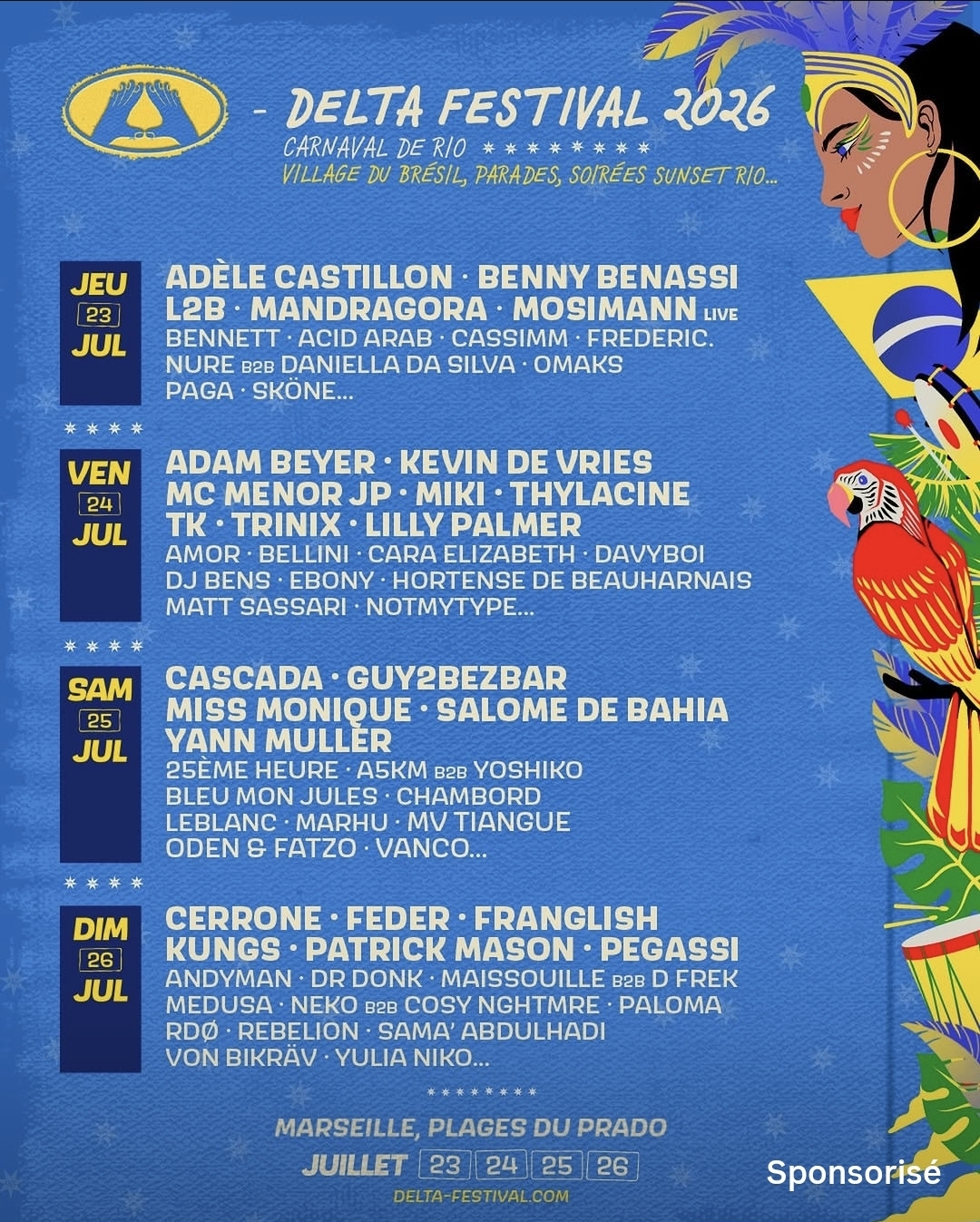 Delta Festival 2026 — Carnaval de Rio