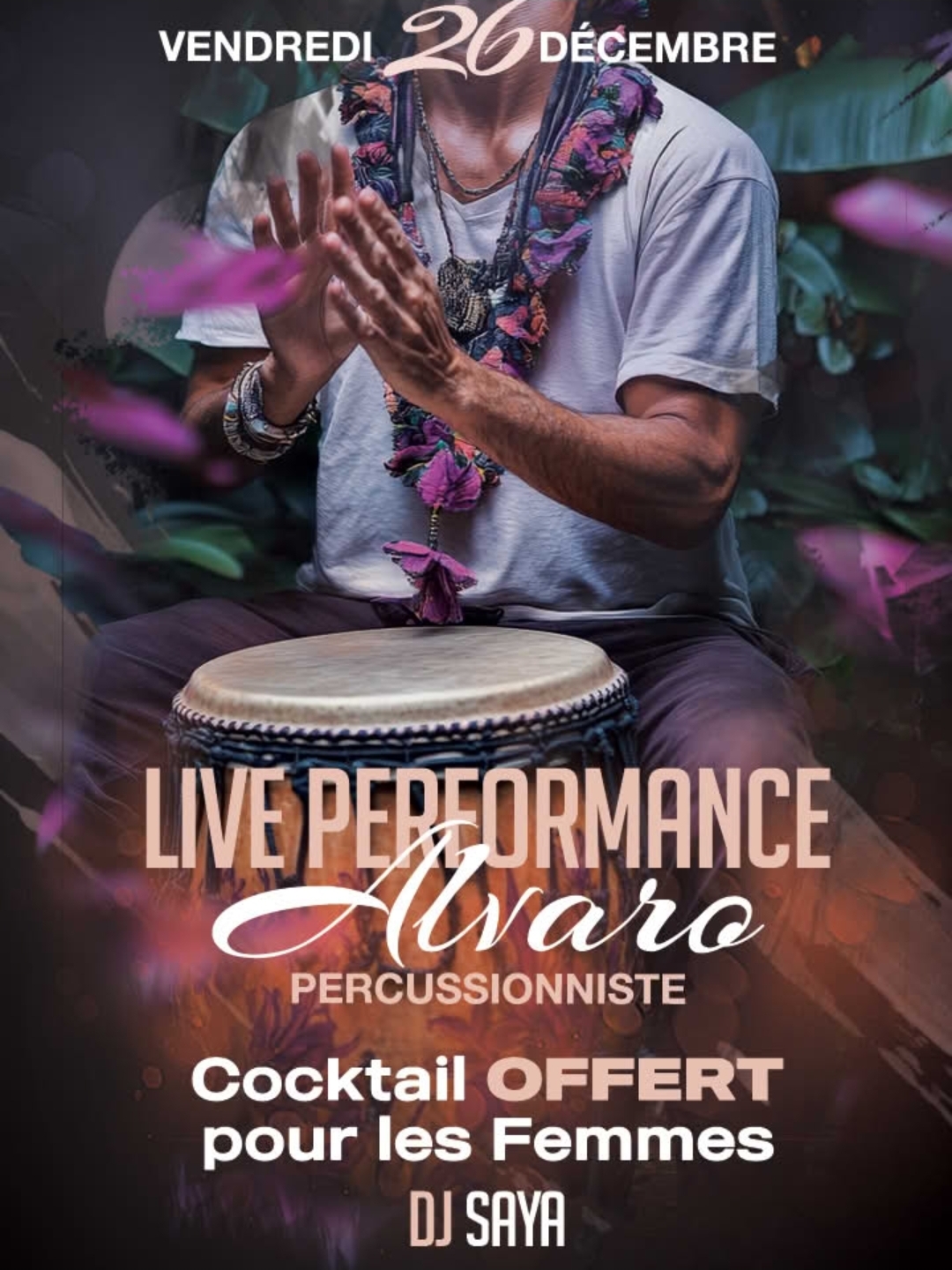Live Performance : Alvaro percussionniste