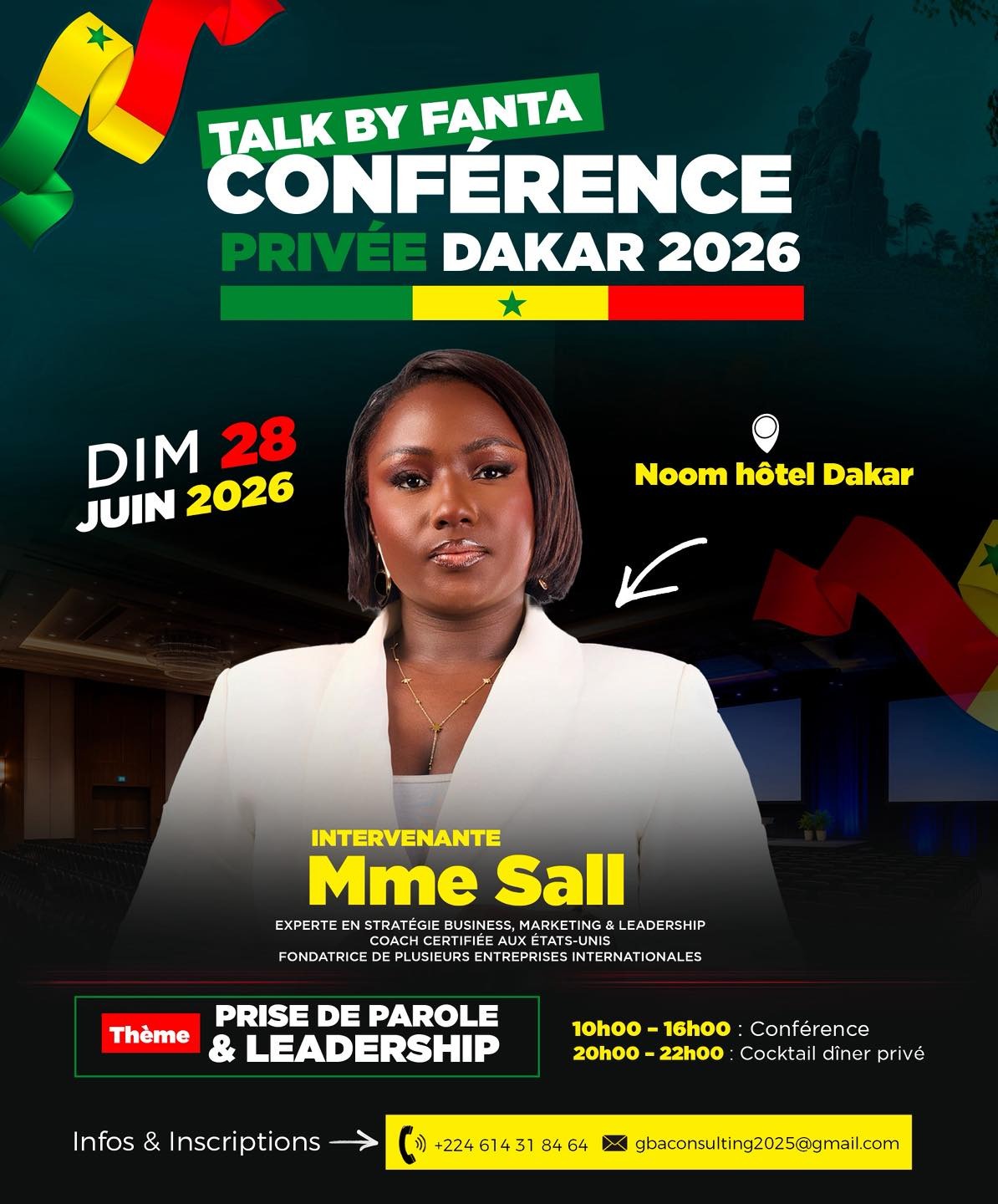 Talk By Fanta - Conférence Privée Dakar 2026
