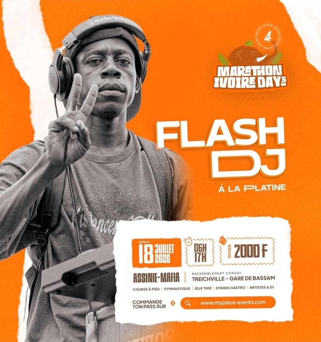 Marathon Ivoire Days - Flash DJ à la Platine