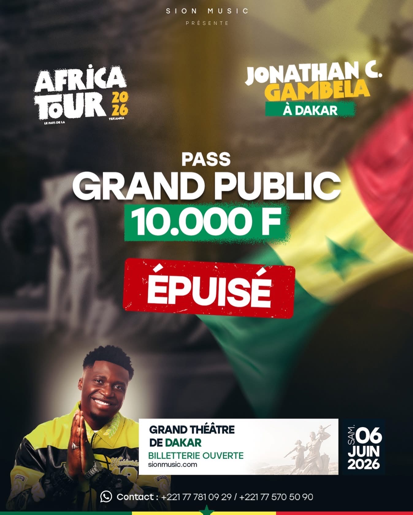 JONATHAN C.GAMBELA À DAKAR