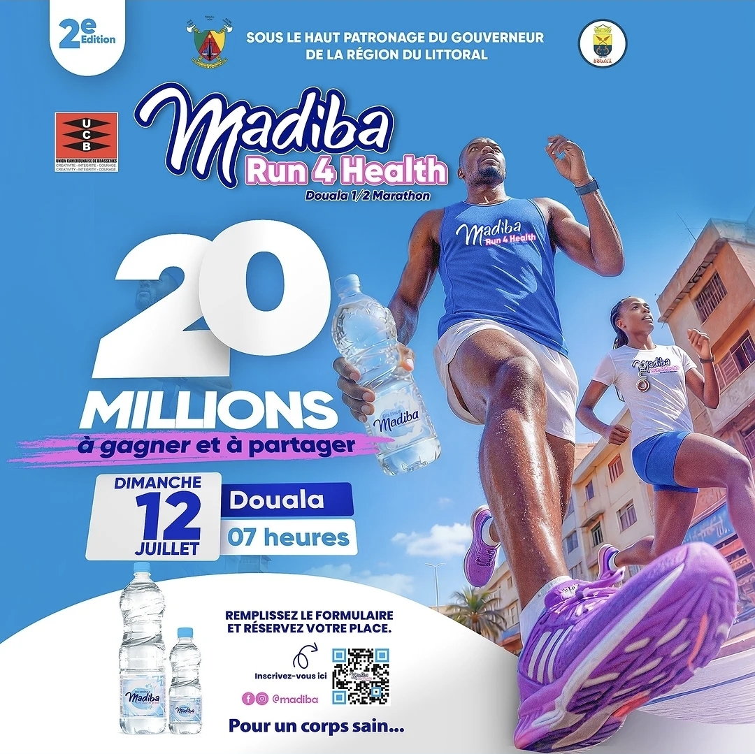 Madiba Run 4 Health - Douala 1/2 Marathon