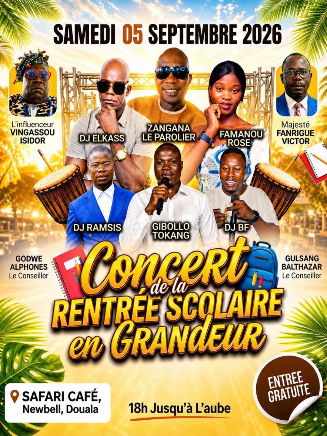 Concert de la rentrée scolaire en grandeur