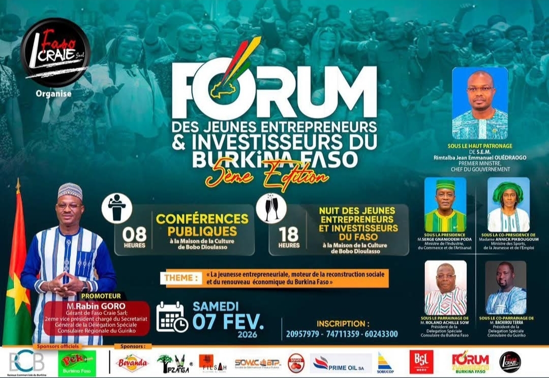 Forum des jeunes entrepreneurs et Investisseurs du Burkina Faso