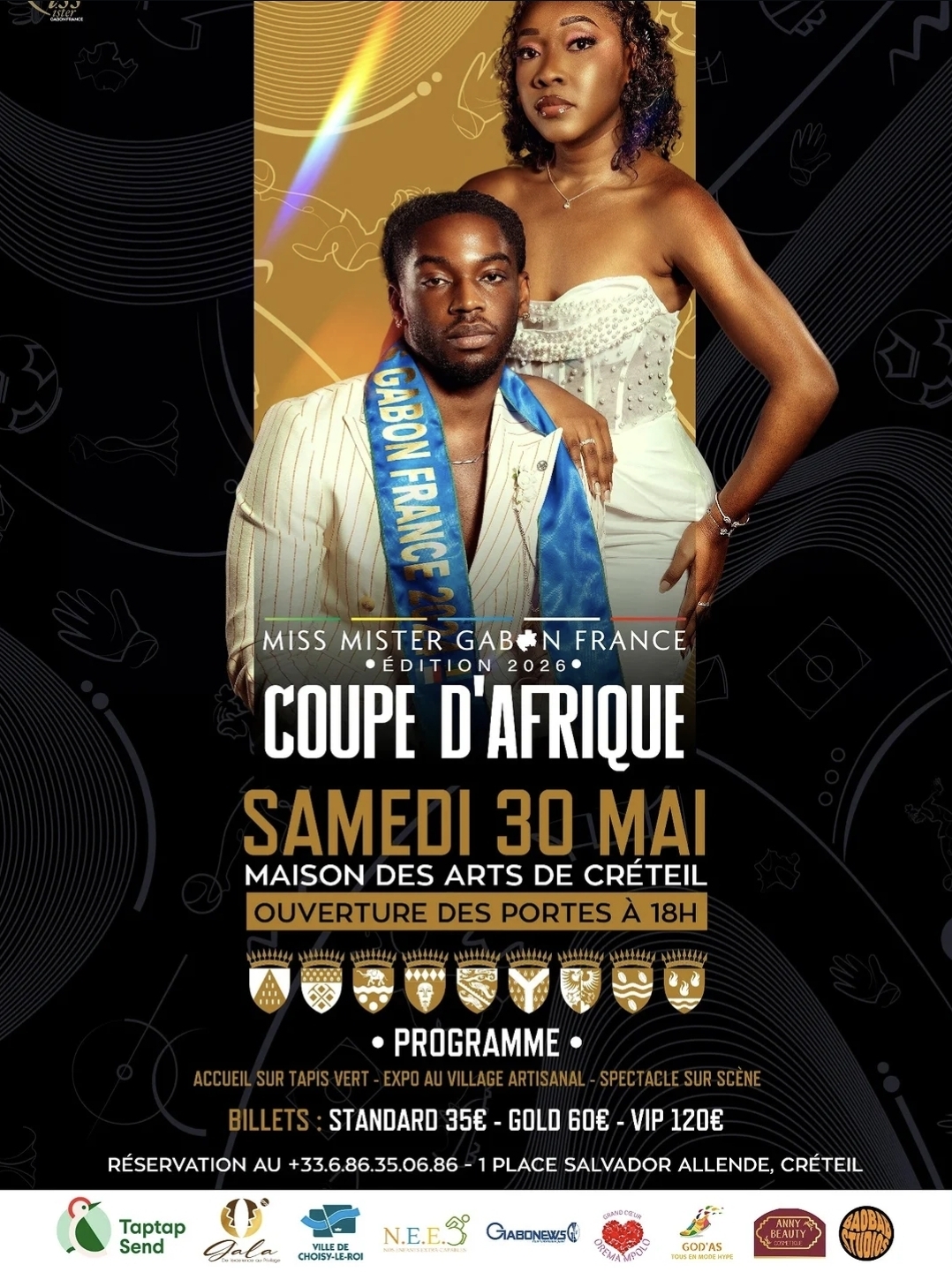 Miss & Mister Gabon France 2026 – Coupe d'Afrique