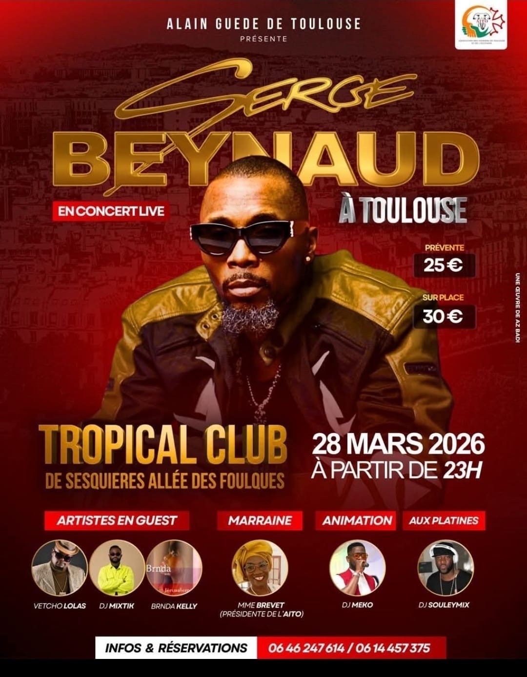 Serge Beynaud concert live