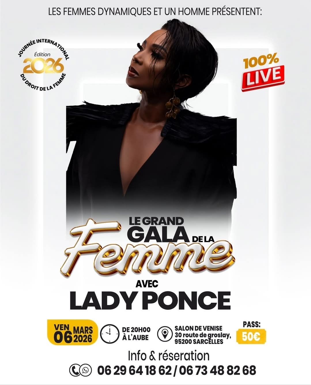 Le Grand Gala de la Femme avec Lady Ponce