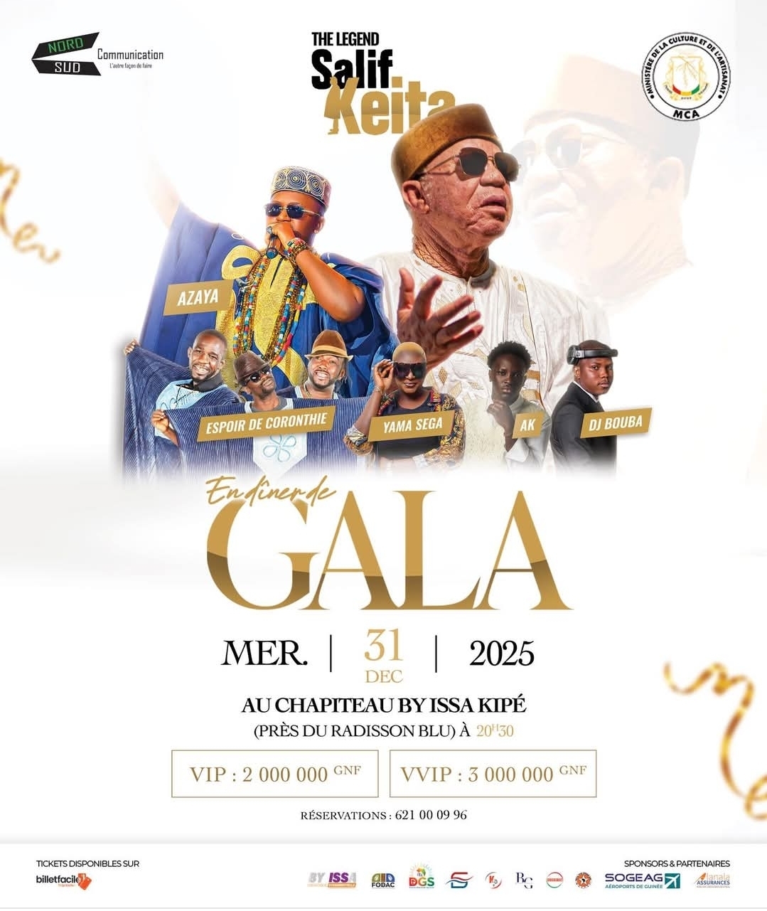 Salif Keita En Dîner de Gala
