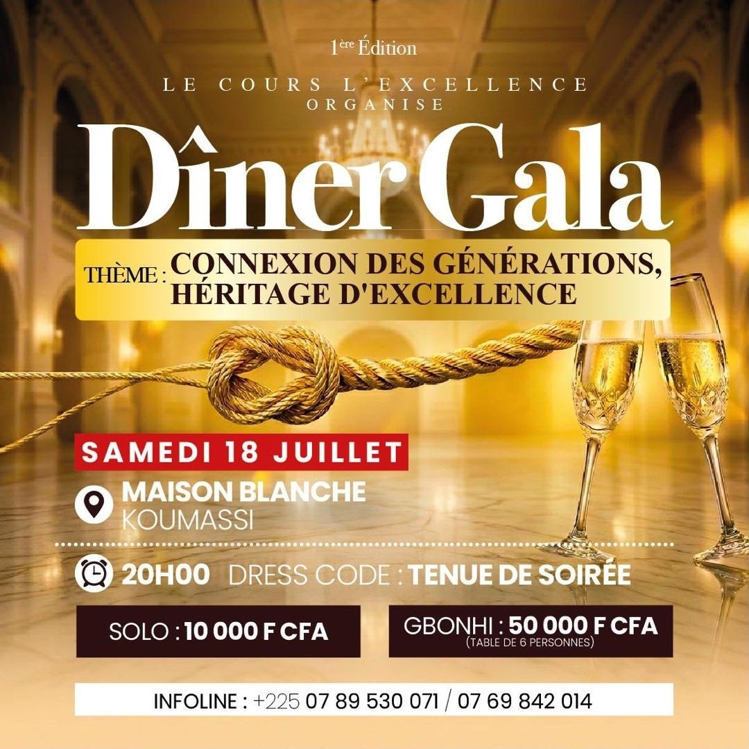 Dîner Gala Abidjan Koumassi