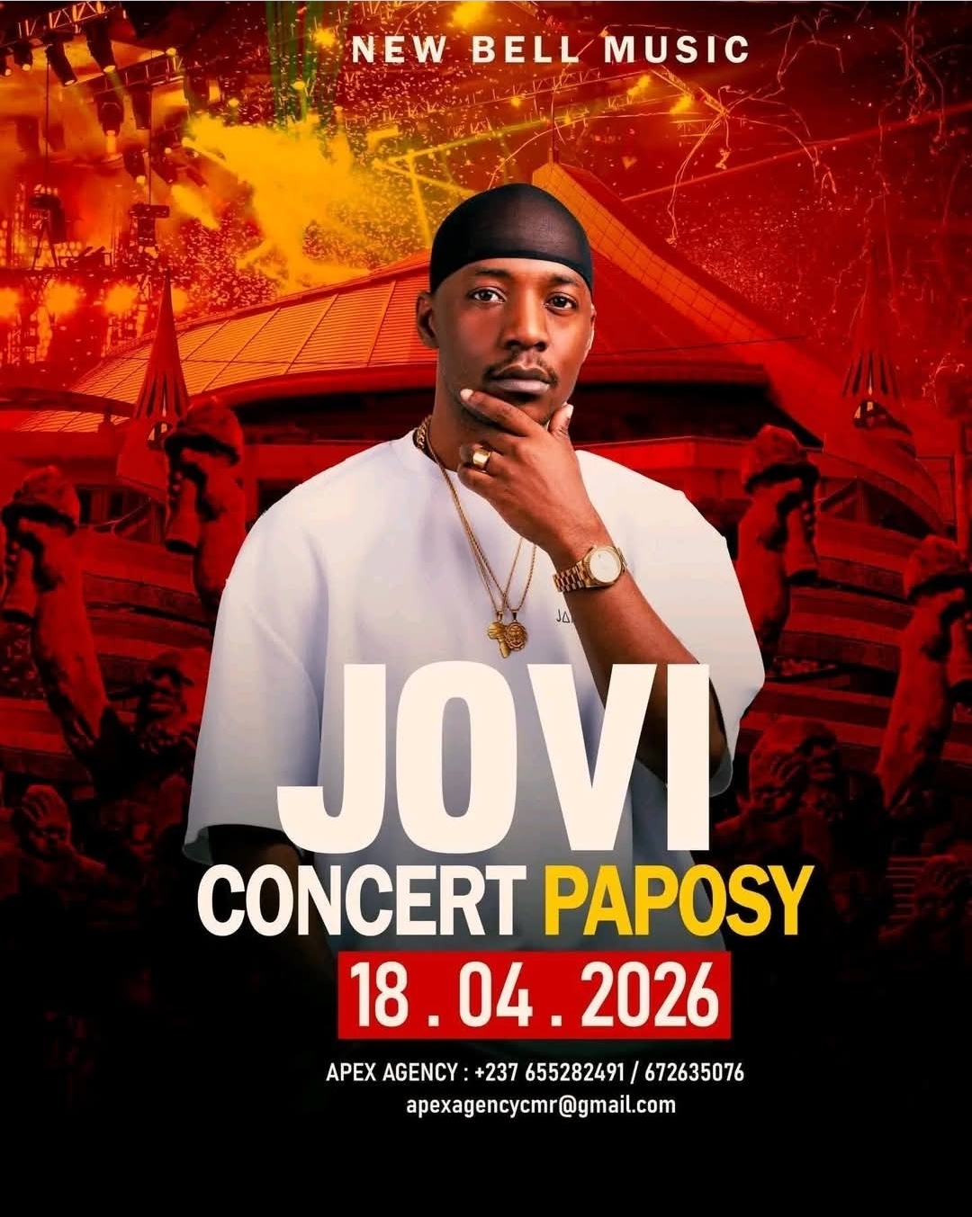 Jovi en Concert à Yaoundé