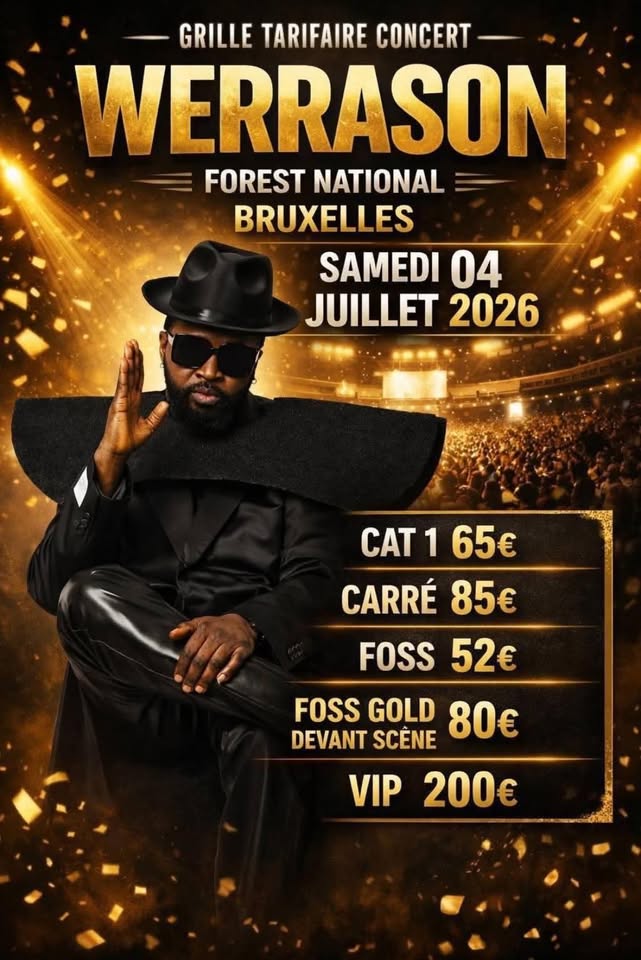 Concert Werrason À Forest National — Bruxelles