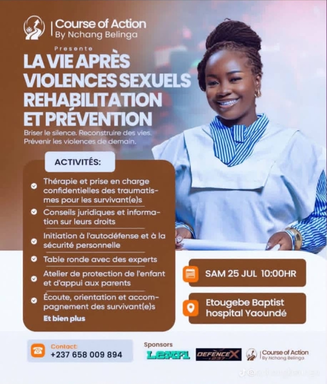 La vie après les violences sexuelles : Réhabilitation et Prévention