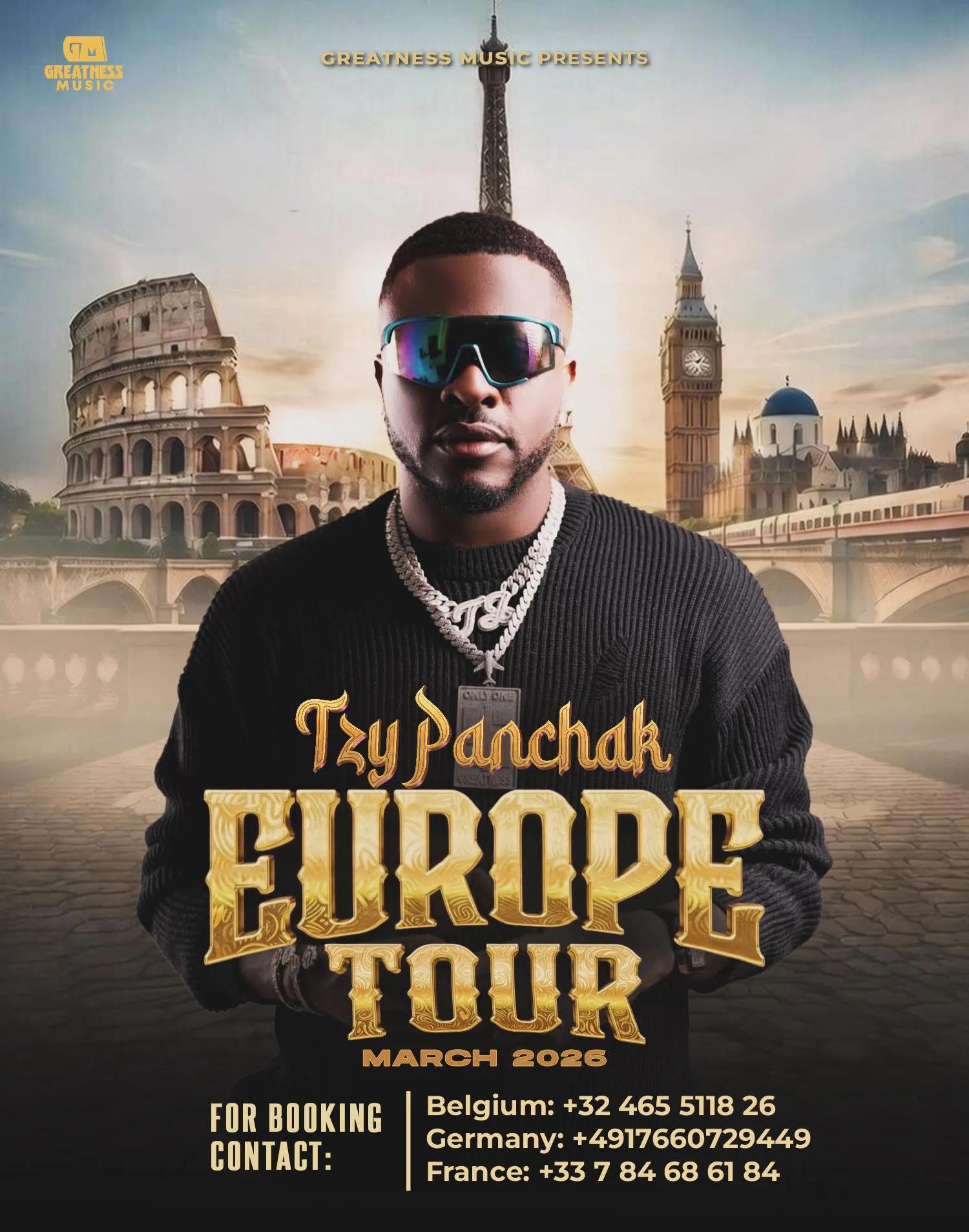 Tzy Panchak Europe Tour